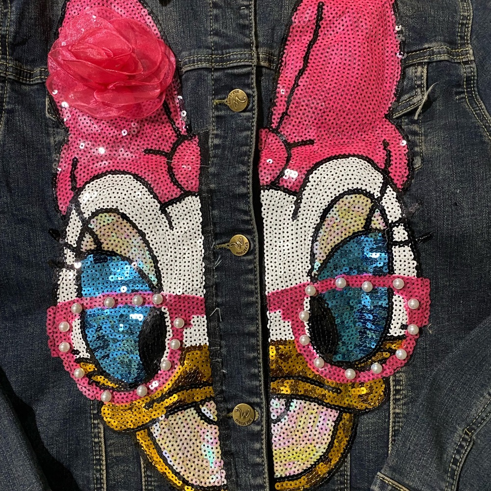 Disney Daisy Duck sequined denim jacket - Picture 3 of 4